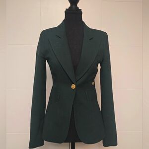 Classic Duchess Blazer - Forest Green